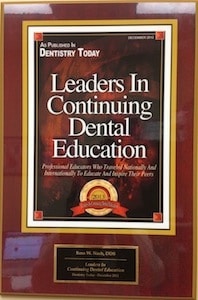 Leaders in Continuing Dental Education Award